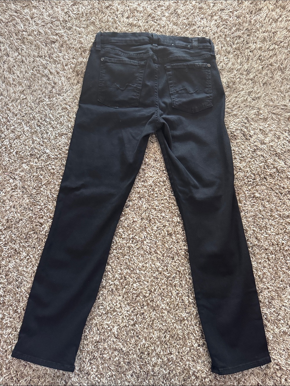 Women’s Black Skinny designer 7 Seven for all Mankind Jeans 28